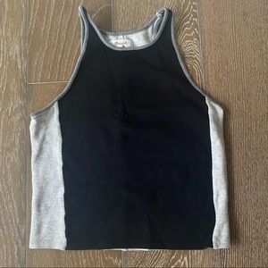 Madewell Two-Toned Halter Tank Top